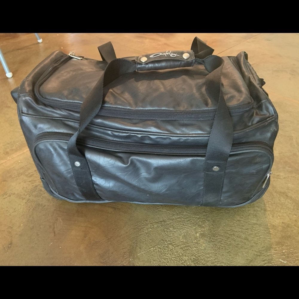 Oakley luggage.